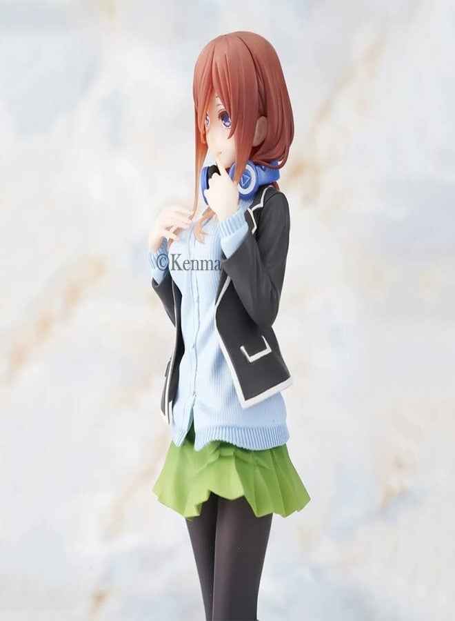 KENMA The Quintessential Quintuplets Nakano Miku Action Figures Anime Statuettes Collectible Decorations Children Gift Dolls 17cm Toy - Image 4